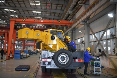 安徽柳工起重機主導產品市場占有率全國第四